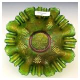 Fenton Green Concord Grape Bowl