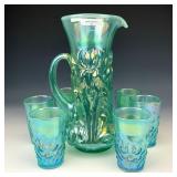 Gibson Aqua Opal 1992 Heavy Iris Tankard Set