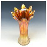 Northwood Marigold Thin Rib Vase