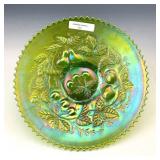 Northwood Emerad Green Three Fruit Plate