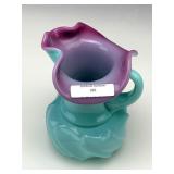 Fenton Turquoise Wave Crest Pitcher