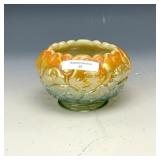 Fenton Aqua Opal Water Lily Rosebowl