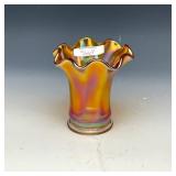 Imperial Marigold Smooth Panels Mini Vase