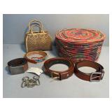 Native Style Basket & Belts