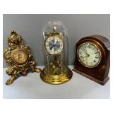 3 Clocks: Anniversary Clock, Mantle Clocks