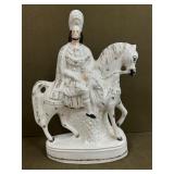 14.5" Porcelain Staffordshire Style Figurine