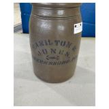 Hamilton & Jones Greensboro, PA Salt Glaze Crock